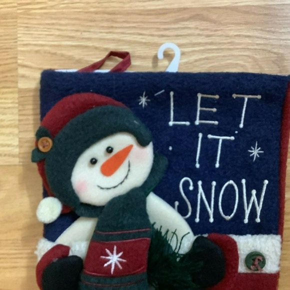 Snowman Christmas Stocking, NWT - Picture 7 of 9